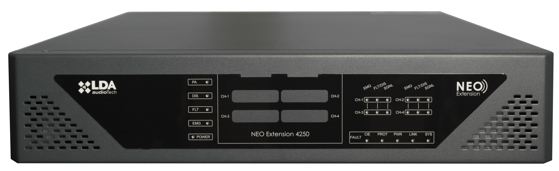 LDA NEO 4250-E 4 Kanal 1000W Amplifikatör Ünitesi (EN54-16)