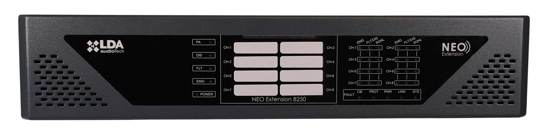 LDA NEO 8250-E 8 Kanal 2000W Amplifikatör Ünitesi (EN54-16)