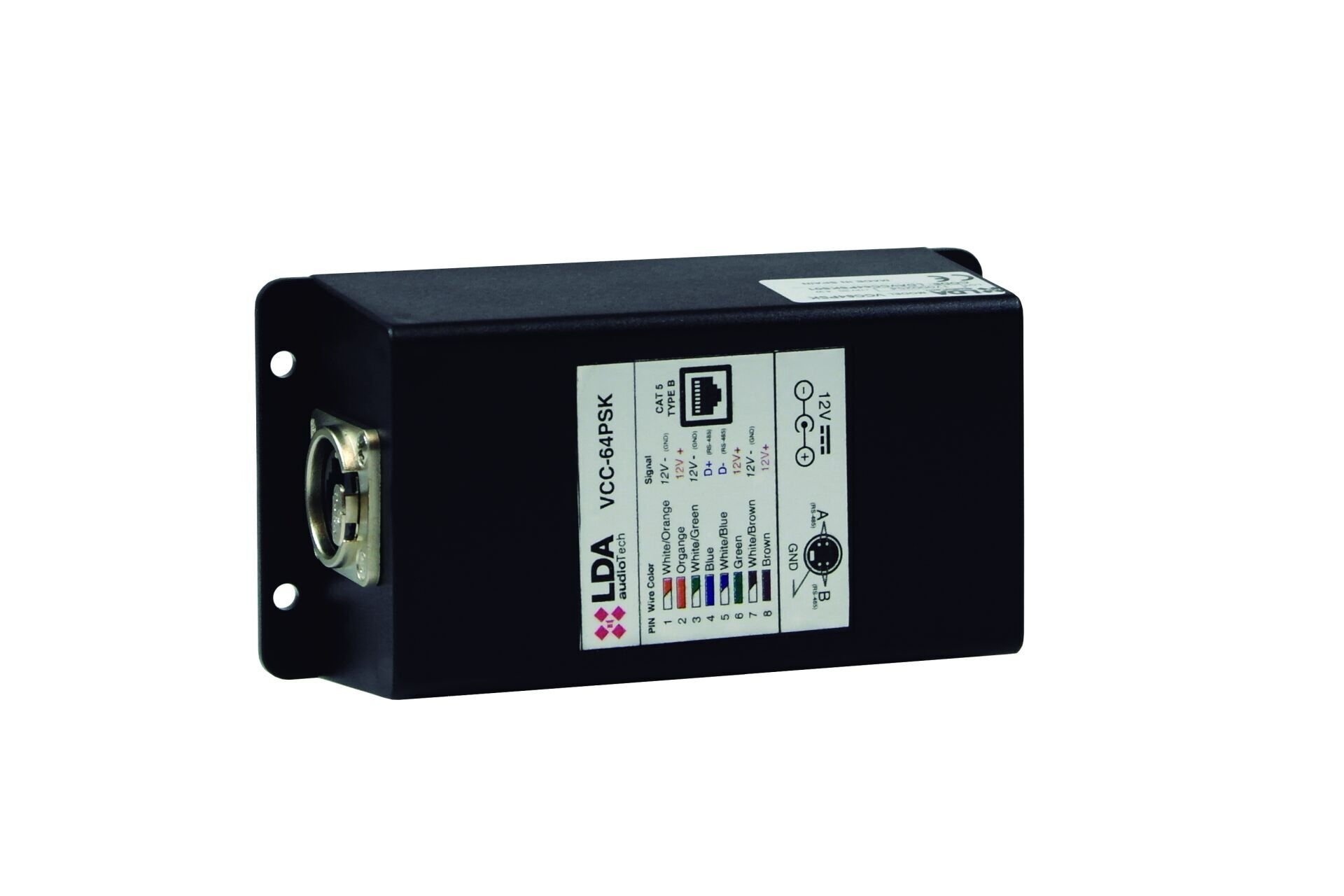 LDA Audio Tech VCC-64 RJ45 10 Cihaz Güç Adaptörü Donanımı