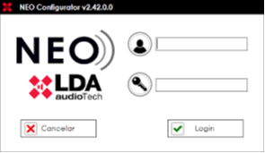 LDA Audio Tech NEO Tek Kullanıcı Sistem Yönetim Yazılımı