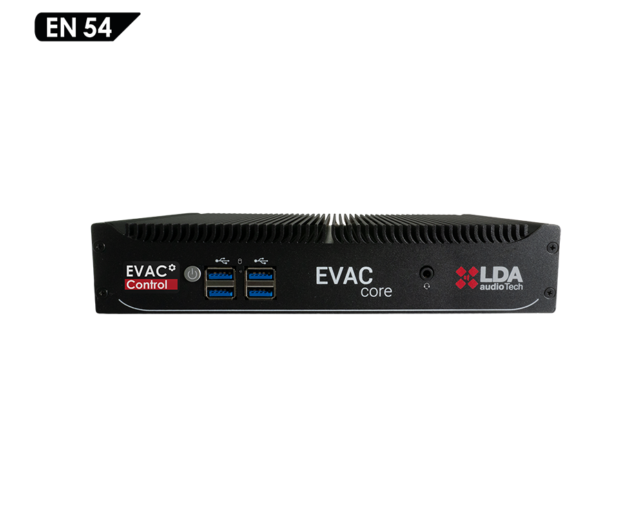 LDA EVAC Control EN54 Acil Anons ve Tahliye Yönetim Platformu (NEO / NEO+)