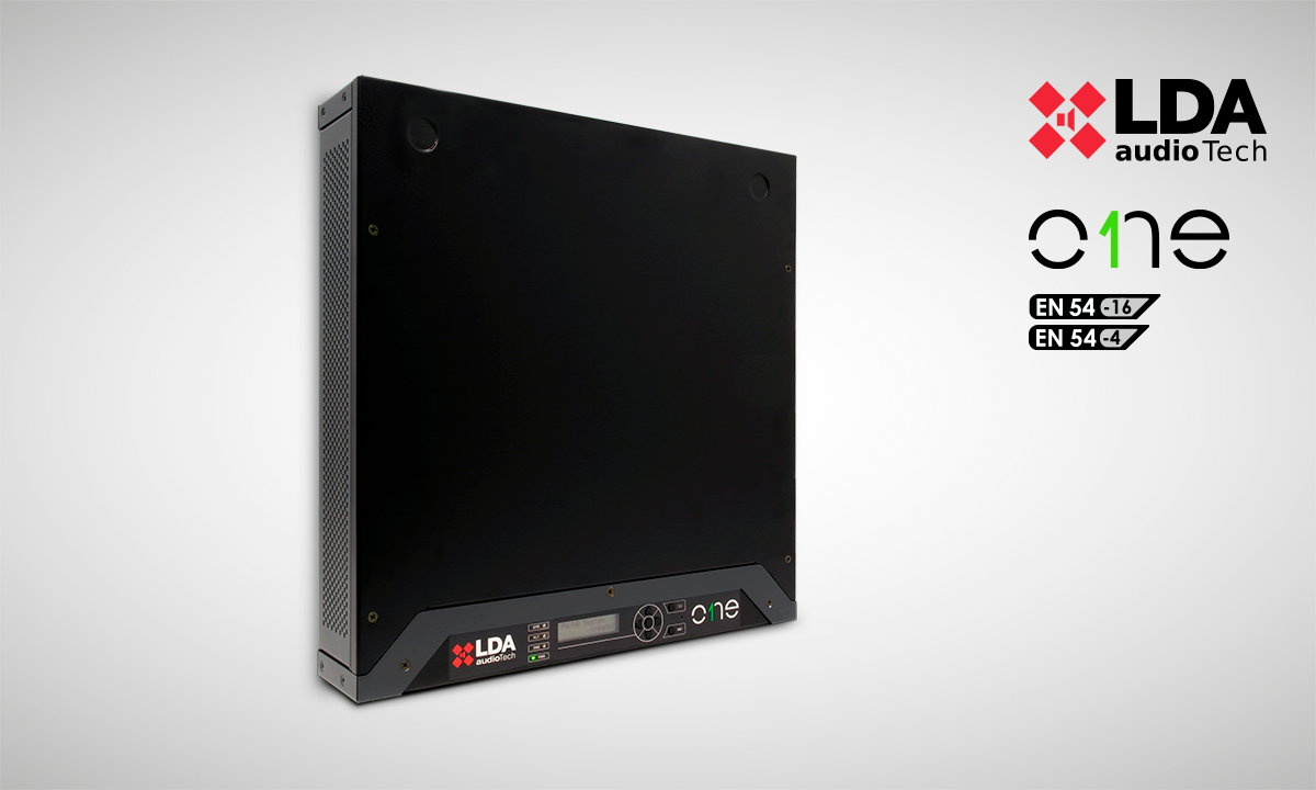 LDA ONE-500 EN54 Acil Anons ve Tahliye Sistemi (6 Bölge, 500W)