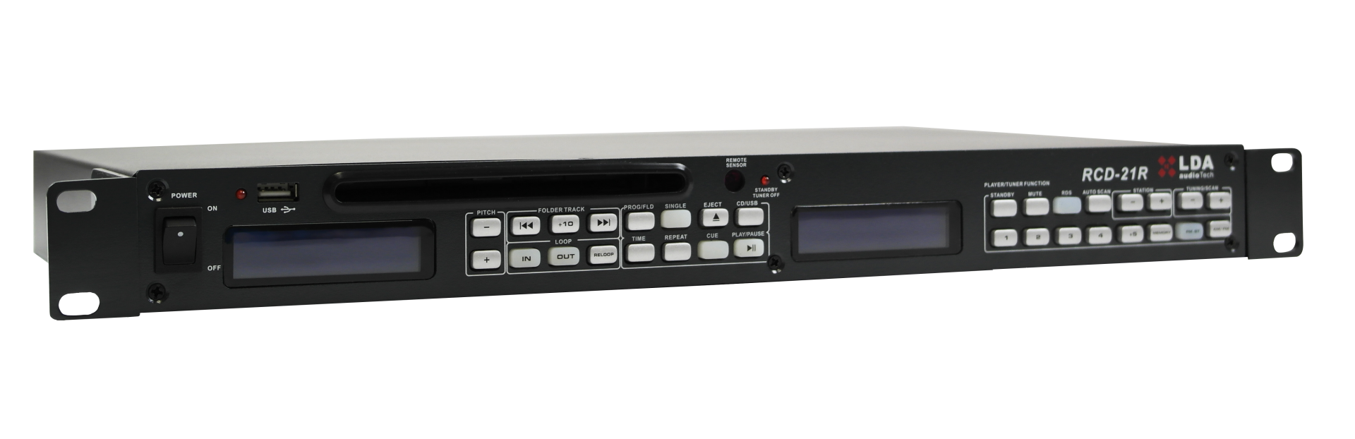 LDA RCD-21R Rack Tipi CD / USB / Radyo Müzik Yayın Cihazı