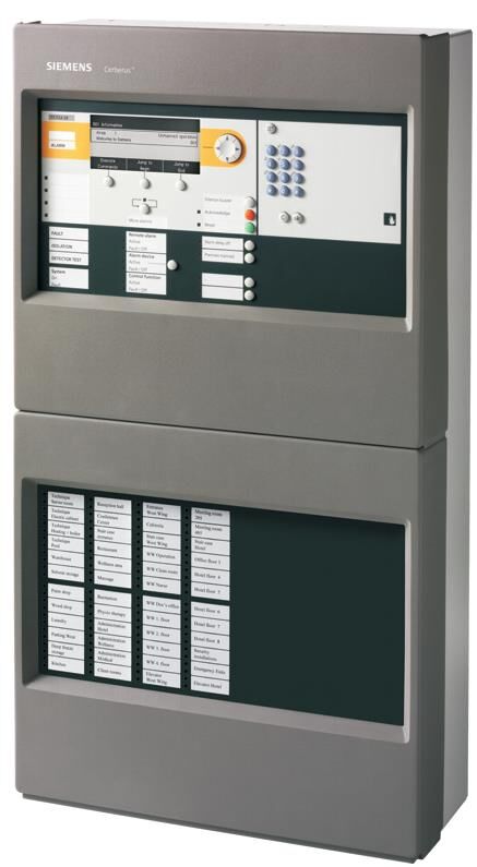 Siemens Cerberus Pro FC722-ZE Adresli Yangın Alarm Paneli (2 Loop, Comfort Kasa, Çift LED Göstergeli)