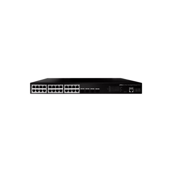 Dahua Dh-Pfs4428-24Gt-370 24 Port Gıgabıt + 2X1gb Sfp Uplınk L2 420W Poe Yönetilebilir Switch