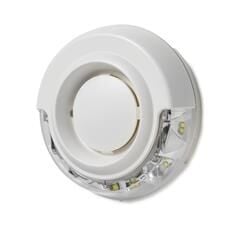 Siemens Cerberus Pro FDS227-WR Anonslu Flaşörlü Yangın Alarm Sireni (Beyaz Kasa, Kırmızı LED)