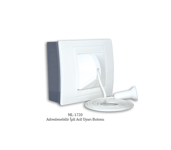 Mavili Maxlogic ML-1720.SCI İzolatörlü İpli Acil Uyarı Butonu