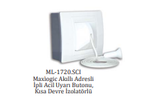 Mavili Maxlogic ML-1720.SCI İzolatörlü İpli Acil Uyarı Butonu