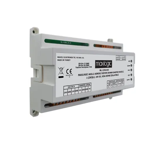 Mavili Maxlogic ML-1318 Akıllı Adresli Sistem Röle Kontrol Modülü, 8 Çıkış