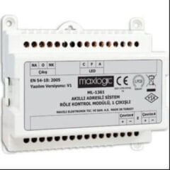 Mavili Maxlogic ML-1361.SCI 1 Çıkışlı Adresli İzolatörlü Röle Kontrol Modülü