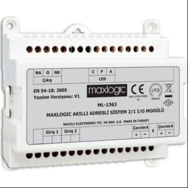 Mavili Maxlogic ML-1363.SCI 2 Giriş 1 Çıkış Adresli İzolatörlü Sistem Modülü