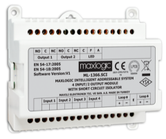 Mavili Maxlogic ML-1366.SCI 4 Giriş 2 Çıkış Adresli İzolatörlü Sistem Modülü