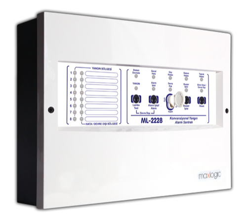 Mavili Maxlogic ML-2224 4 Bölge Konvansiyonel Yangın Alarm Santrali