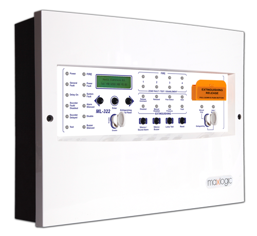 Mavili Maxlogic ML-322 Konvansiyonel Yangın Söndürme Santrali, 4 Bölge