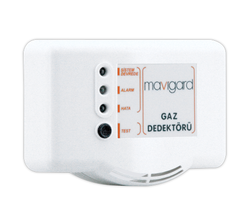 Mavili Mavigard GD2R-12EC Karbonmonoksit Dedektörü, 12V DC, İki Seviyeli, Röleli