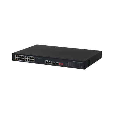 Dahua DH-PFS3218-16ET-135 18 Port (16 PoE + 2 Combo Gigabit) PoE Switch