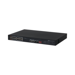 Dahua DH-PFS3218-16ET-135 18 Port (16 PoE + 2 Combo Gigabit) PoE Switch
