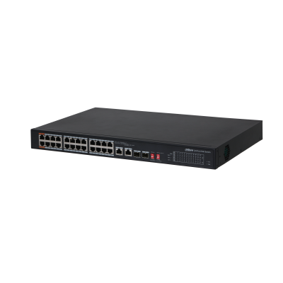 Dahua PFS3226-24ET-240 26 Port (24 PoE + 2 Combo Gigabit) 240W PoE Switch