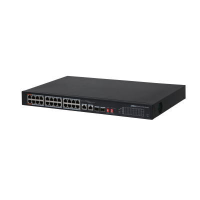 Dahua PFS3226-24ET-240 24 Port Yönetilemez PoE Switch