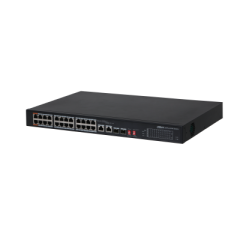 Dahua PFS3226-24ET-240 26 Port (24 PoE + 2 Combo Gigabit) 240W PoE Switch