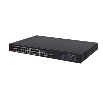 Dahua PFS3228-24GT-360 28 Port (24 PoE + 4 Gigabit Uplink) 360W PoE Switch