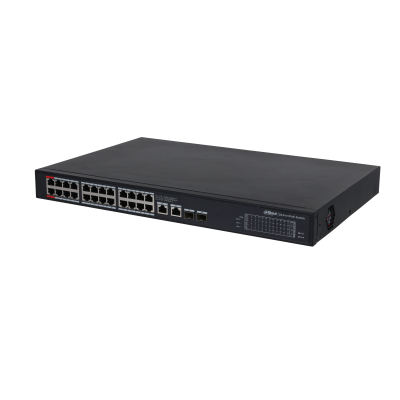 Dahua PFS3228-24GT-360 24 Port Yönetilemez PoE Switch