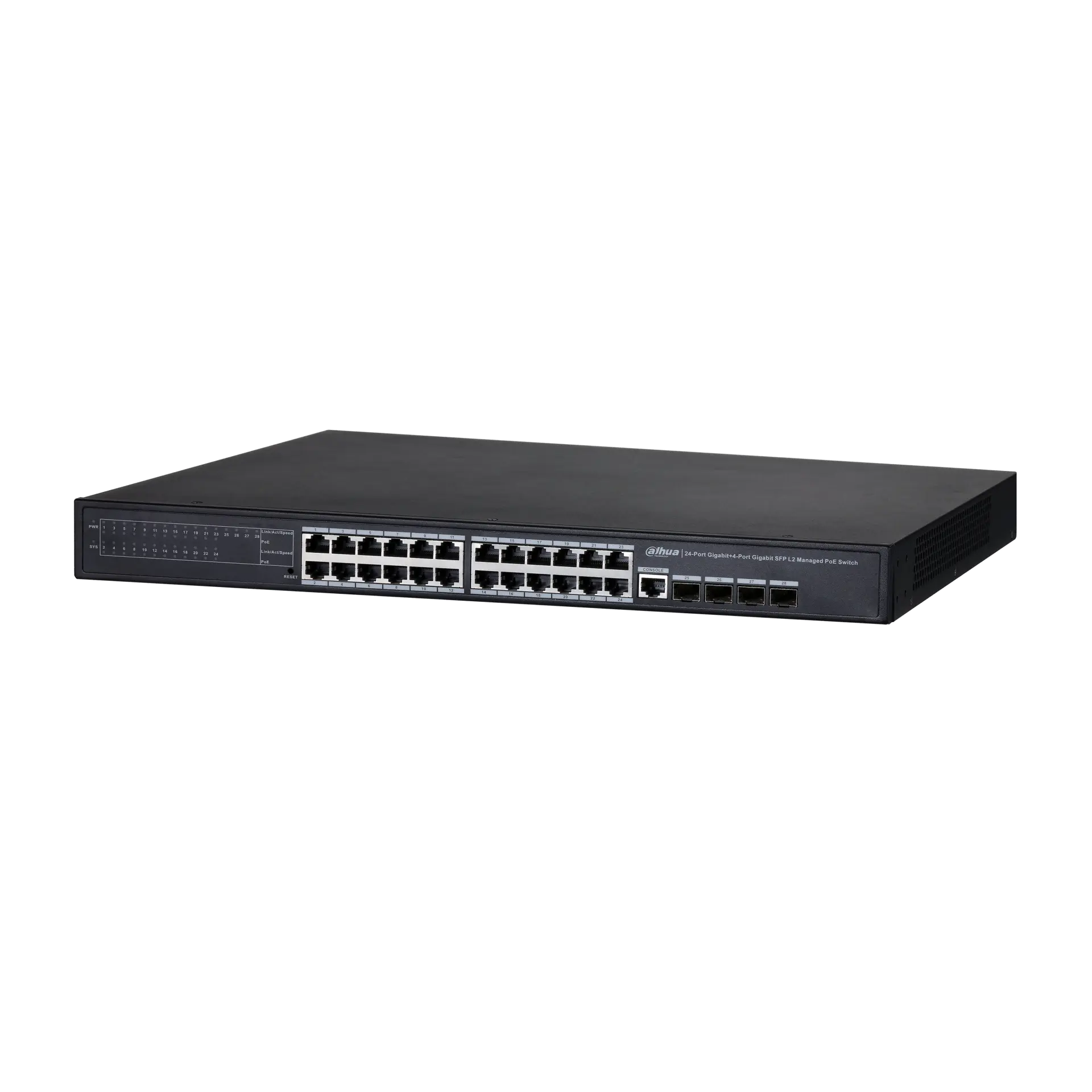 Dahua DH-PFS4428-24GT-370 24 Port Gigabit Yönetilebilir PoE Switch