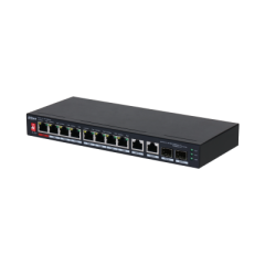 Dahua PFS3210-8ET2GF-96 10 Port (8 PoE + 2 Combo Gigabit) 96W PoE Switch
