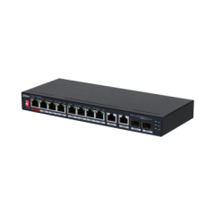Dahua PFS3210-8ET2GF-96 8 Port Yönetilemez PoE Switch