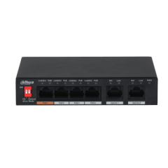 Dahua PFS3006-4ET-60 6 Port (4 PoE + 2 Uplink) 60W PoE Switch