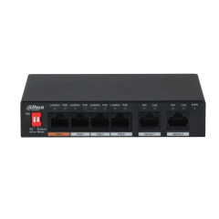Dahua PFS3006-4ET-60 6 Port Yönetilemez PoE Switch