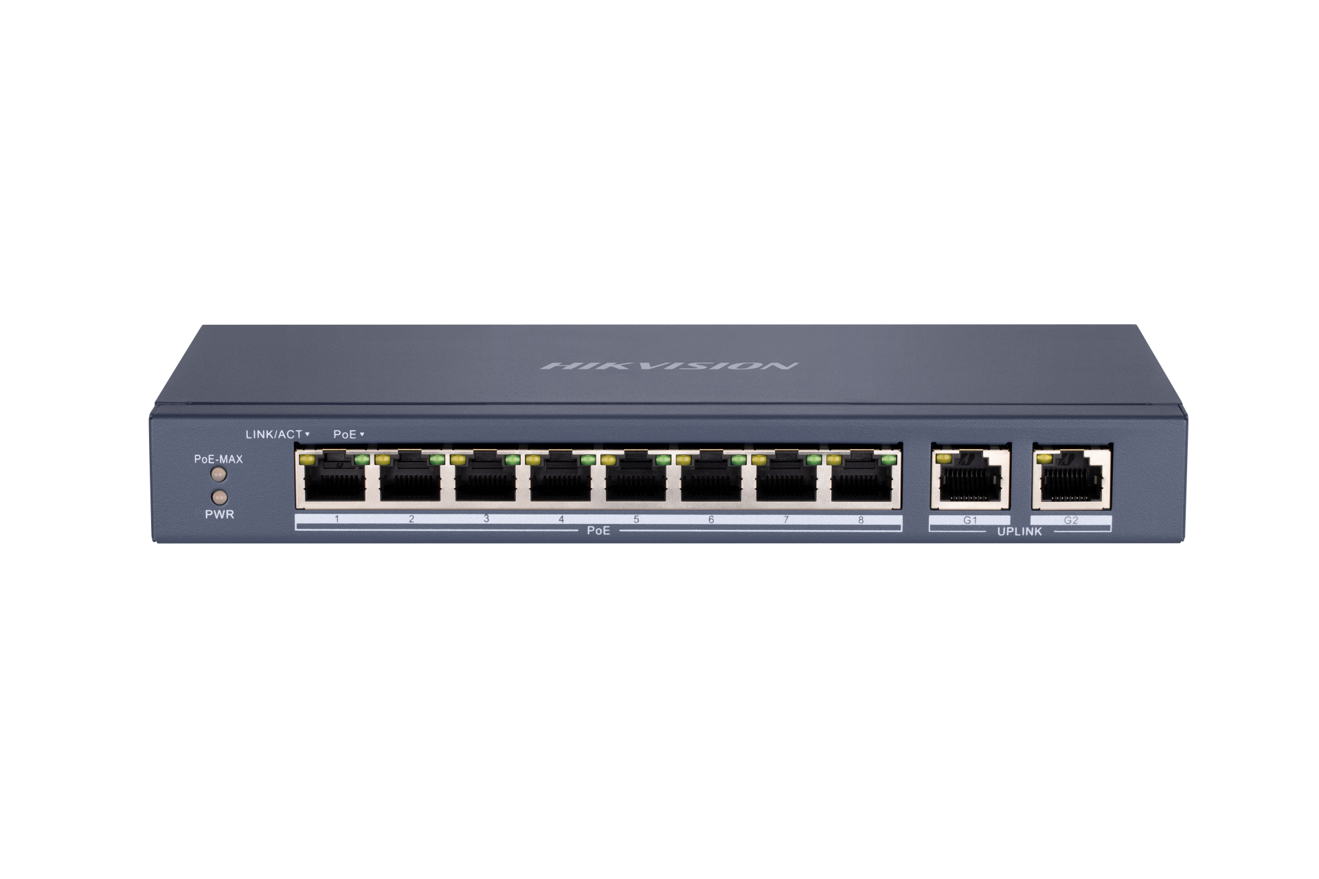 Hikvision DS-3E0310P-E/M 10 Port 8 PoE 2 Gigabit Uplink 60W PoE Switch