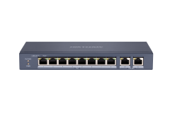 Hikvision DS-3E0310P-E/M 8 Port Yönetilemez PoE Switch