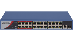 Hikvision DS-3E0326P-E/M(B) 26 Port Yönetilemez PoE Switch