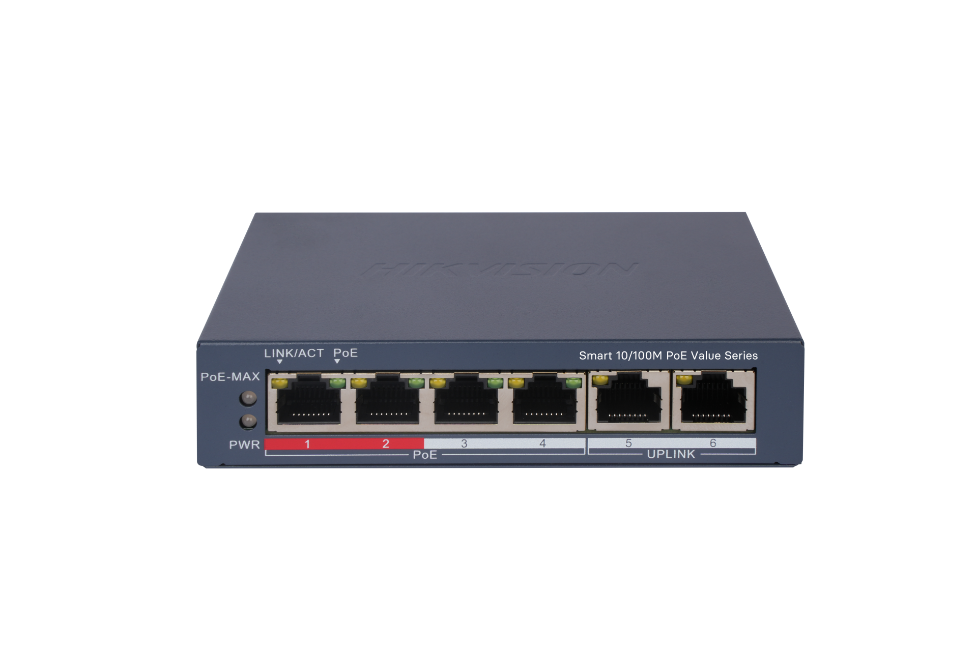 Hikvision DS-3E1106P-EI/M 6 Port Yönetilebilir PoE Switch