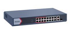 Hikvision DS-3E1318P-EI/M 18 Port 16 PoE 2 Gigabit 130W Switch