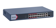 Hikvision DS-3E1318P-EI/M 18 Port Yönetilebilir PoE Switch