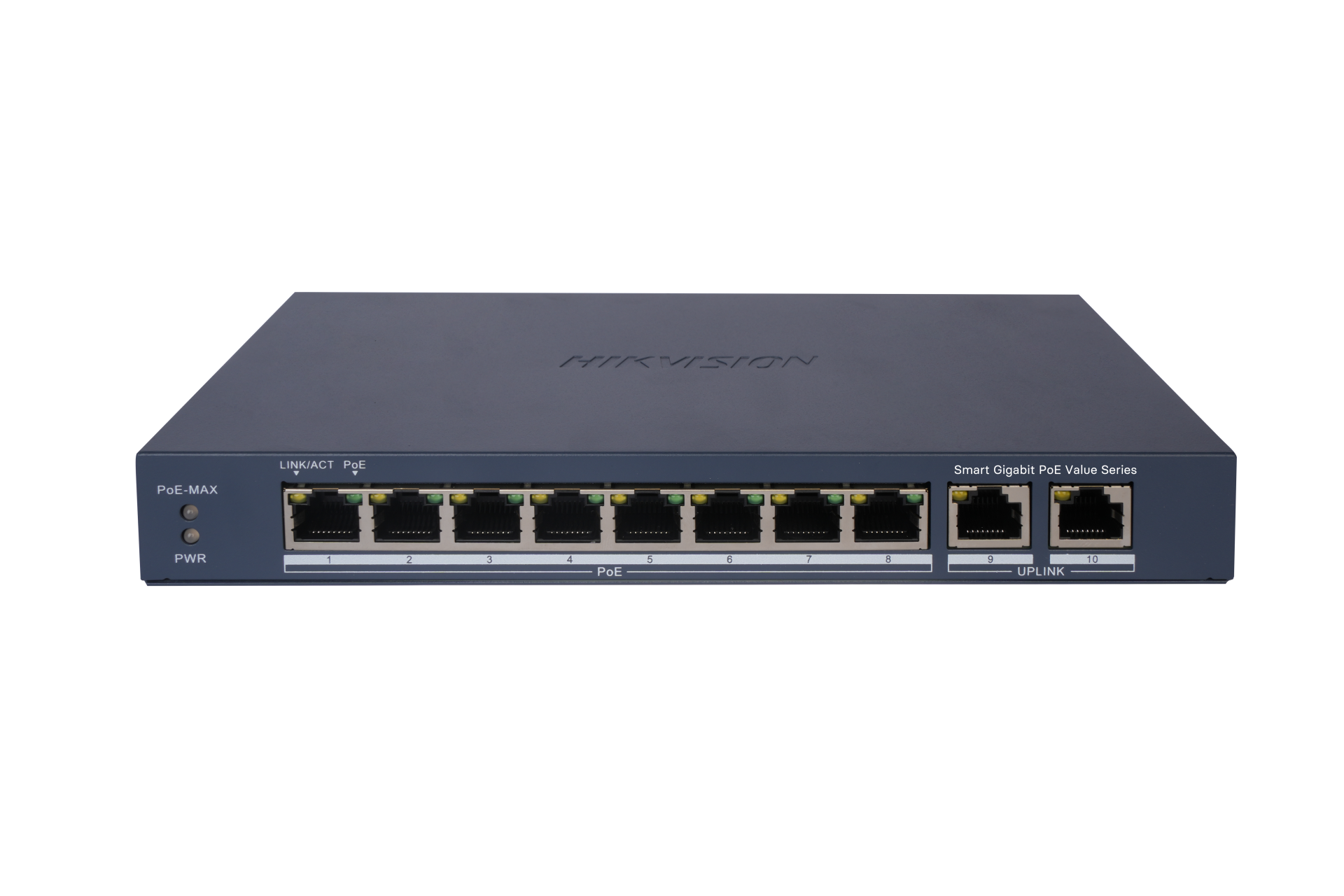 Hikvision DS-3E1510P-EI/M 10 Port 8 PoE 2 Gigabit 60W Switch