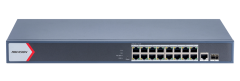 Hikvision DS-3E1518P-EI/M 16 Port Yönetilebilir PoE Switch