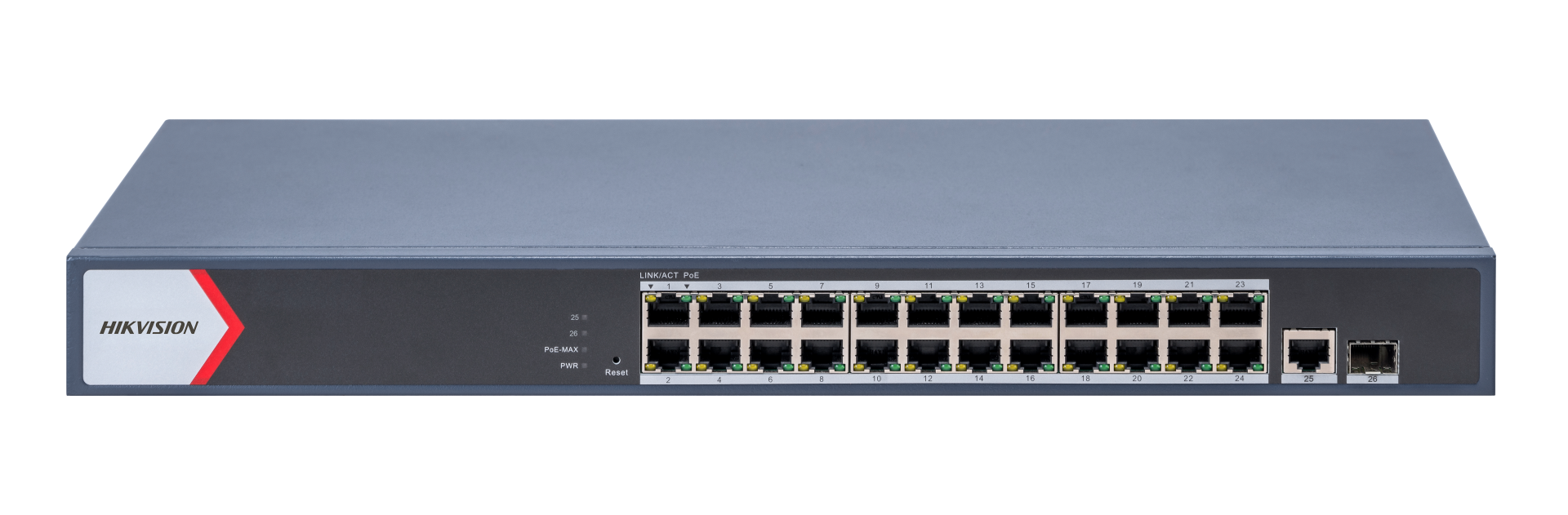 Hikvision DS-3E1526P-EI/M 26 Port 24 PoE 2 Gigabit 230W Switch
