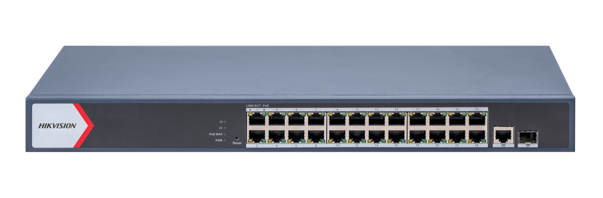 Hikvision DS-3E1526P-EI/M 24 Port Yönetilebilir PoE Switch