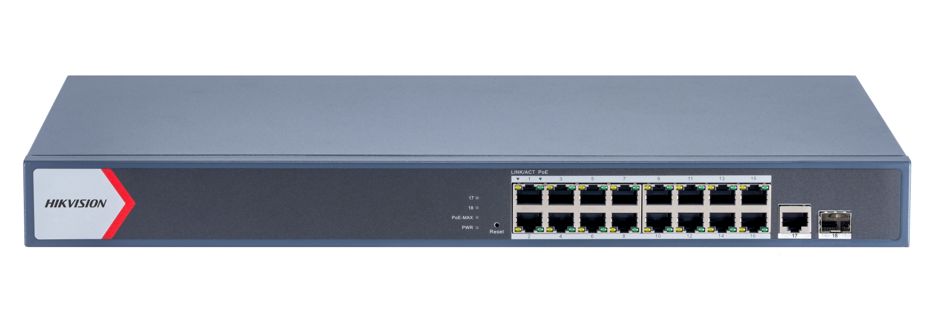 Hikvision DS-3E1518P-EI 18 Port 16 PoE 2 Gigabit 230W Switch