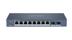 Hikvision DS-3E1510P-SI 10 Port 8 PoE 2 Fiber SFP 110W Switch