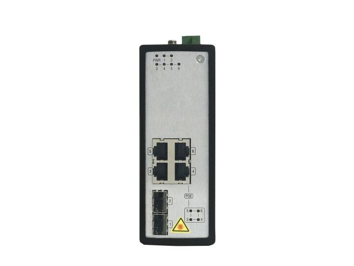 Hikvision DS-3T0506P 6 Port 4 PoE 2 SFP Endüstriyel Switch
