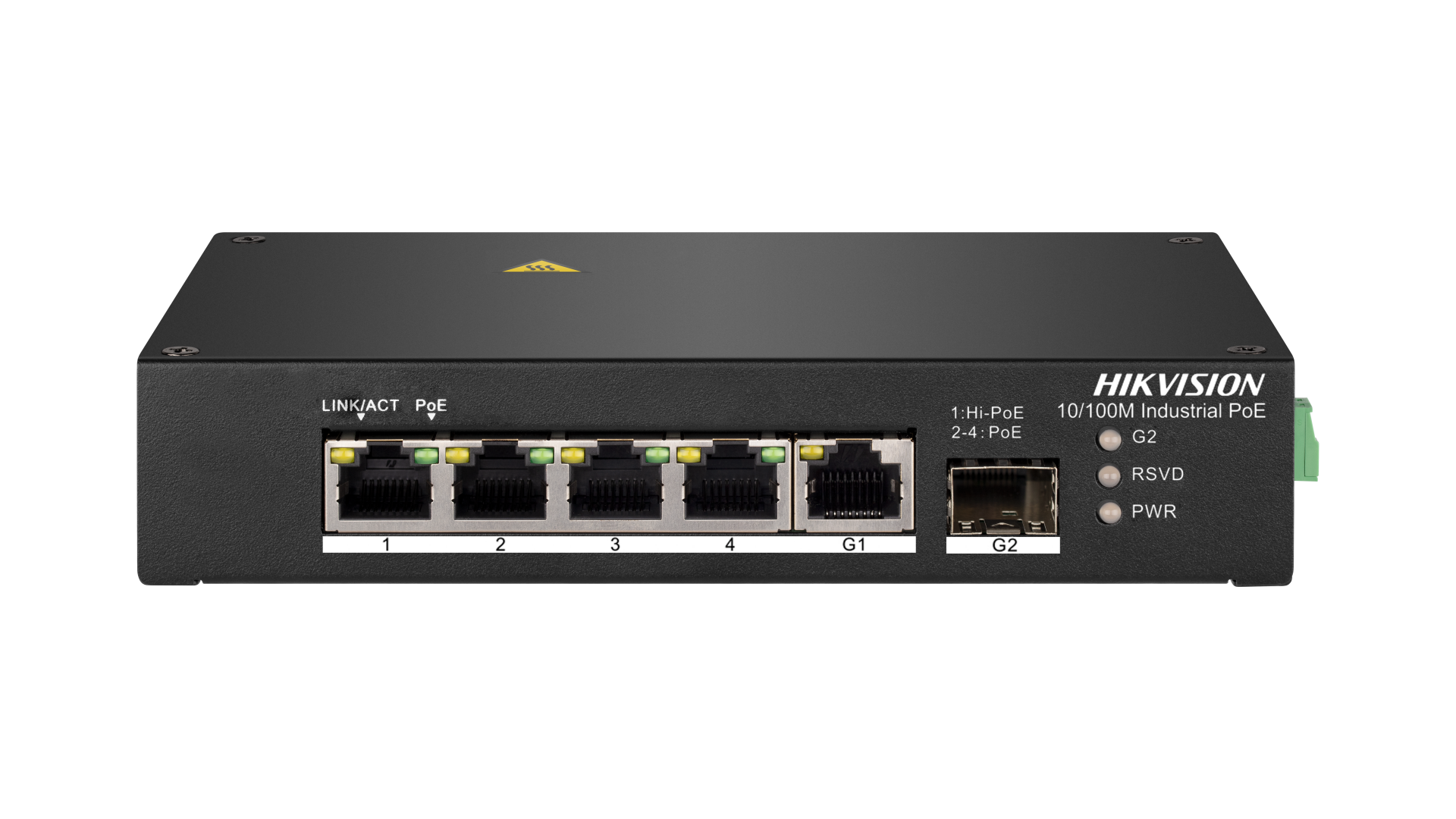 Hikvision DS-3T0306HP 6 Port 4 PoE 1 Gigabit 1 SFP Endüstriyel Switch