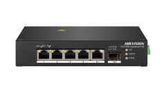 Hikvision DS-3T0306HP 6 Port Yönetilemez Endüstriyel Switch