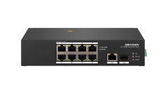 Hikvision DS-3T0310HP 8 Port Yönetilemez Endüstriyel PoE Switch