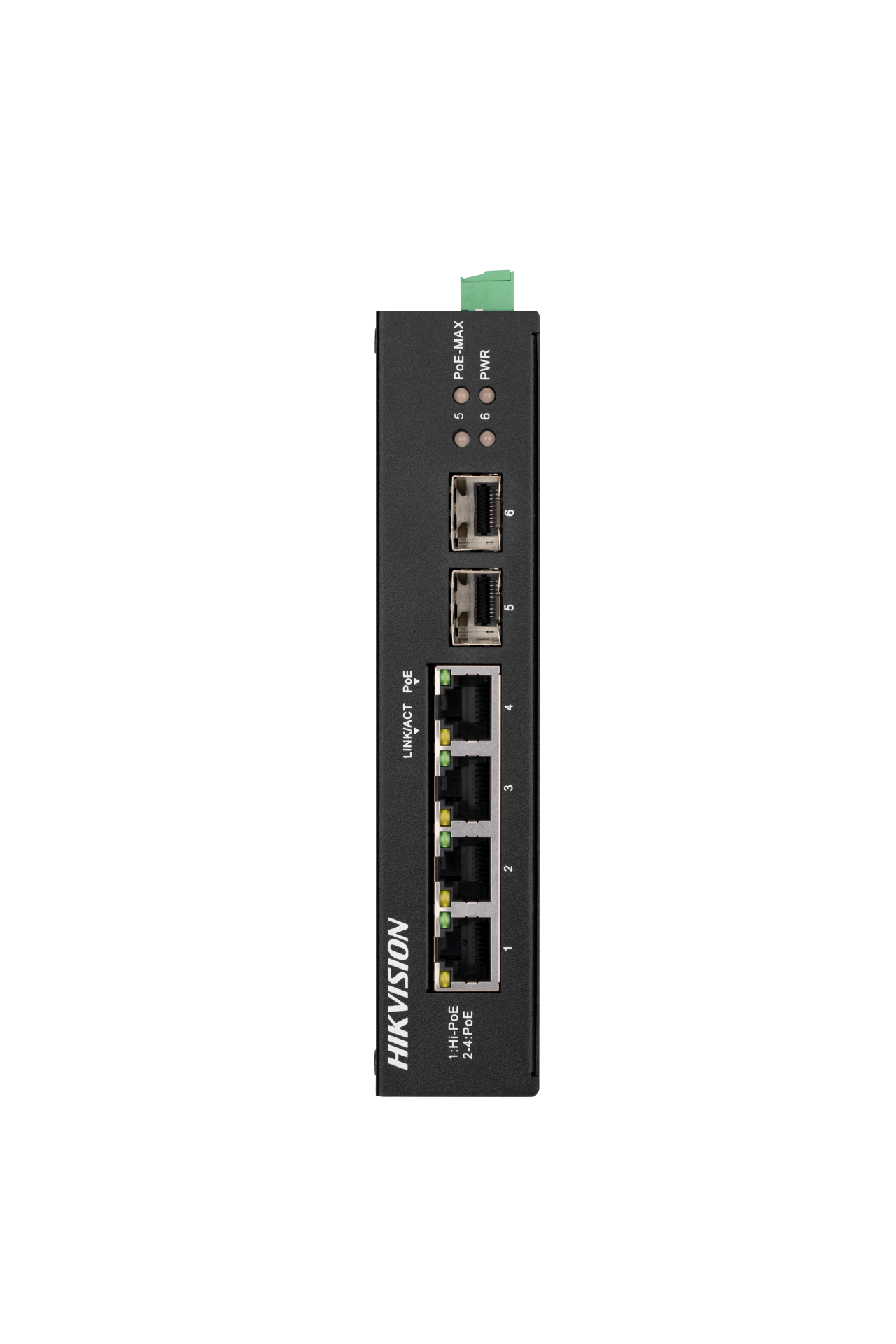 Hikvision DS-3T0506HP-E/HS 6 Port 4 PoE 2 SFP Harsh Switch