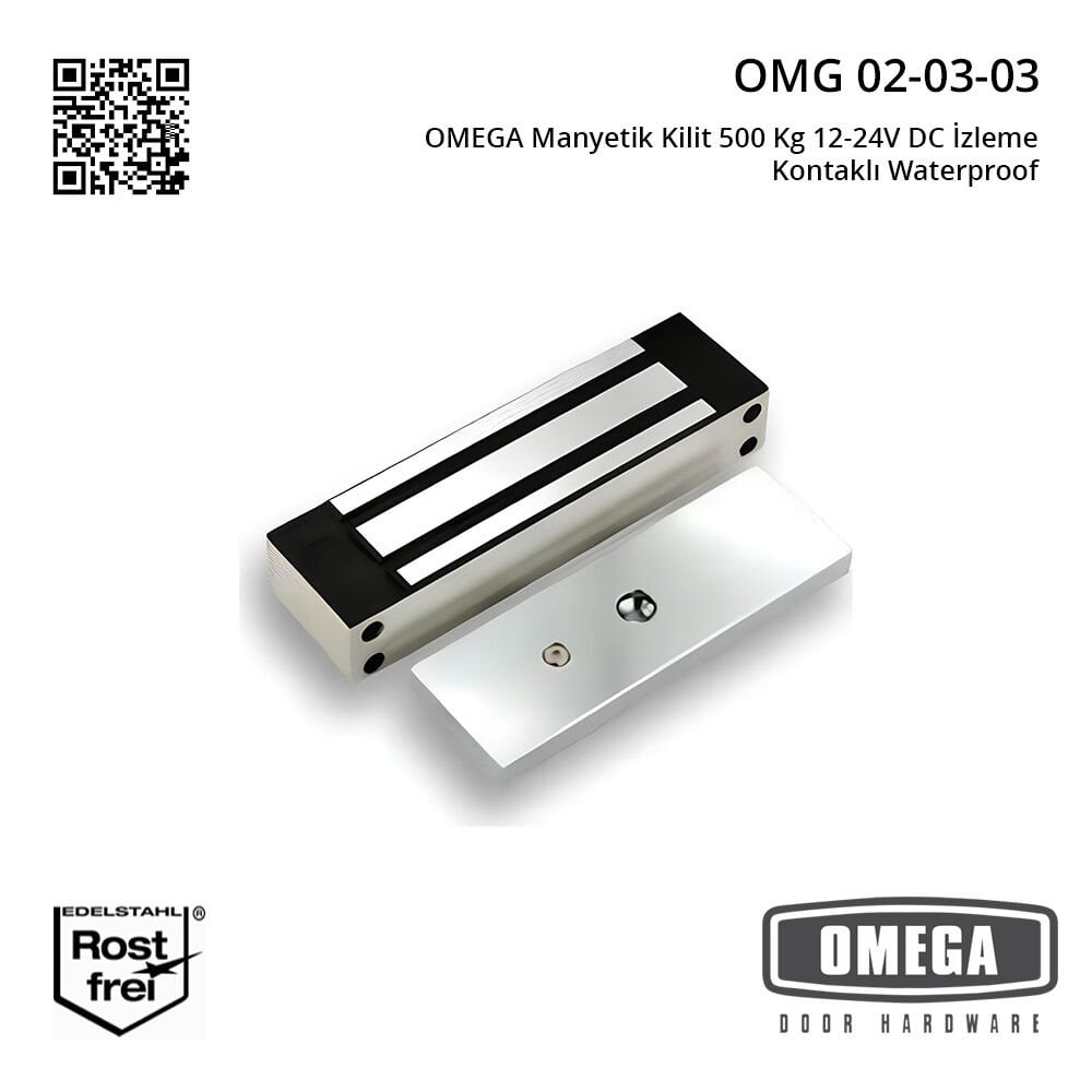 Omega OMG 02-03-03 Ağır Hizmet Tipi Dış Ortam Manyetik Kilit