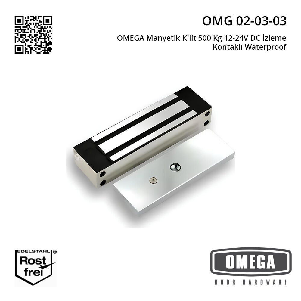 Omega OMG 02-03-03 Ağır Hizmet Tipi Dış Ortam Manyetik Kilit